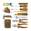 Ingco – 9 Pcs hand tools set – HKTH20809