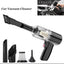Rechargeable Car Vacuum Cleaner with 4 Attachments
