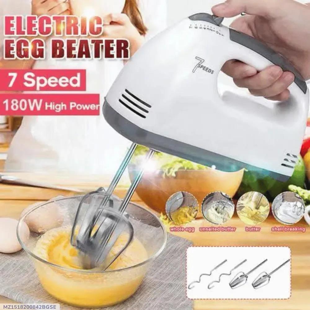7-Speed Electric Egg Beater 180W Stainless Steel Secondary image