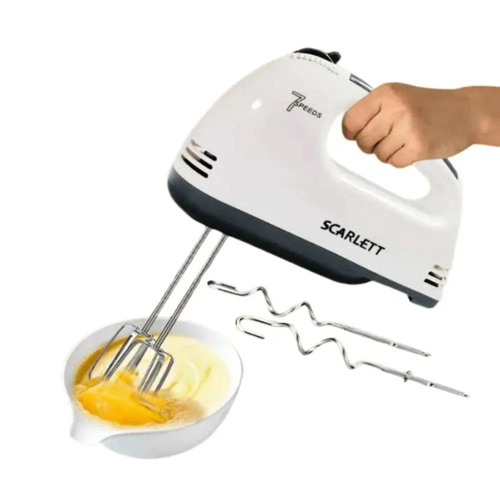 7-Speed Electric Egg Beater 180W Stainless Steel Main image