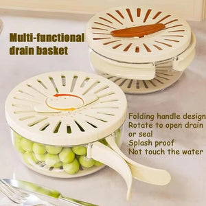 2-in-1 Fruit & Vegetable Drain Basket