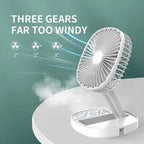 3-Speed Foldable LED Cooling Fan