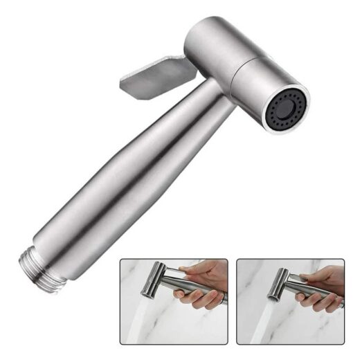 Stainless Steel Muslim Shower | Bidet Sprayer for Bathroom | High Pressure SS Toilet Shower