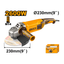 Ingco – Angle grinder – AG26008