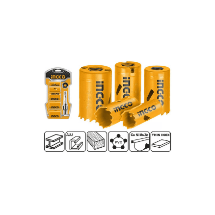 Ingco – Bi-metal hole saw set – AKH0071