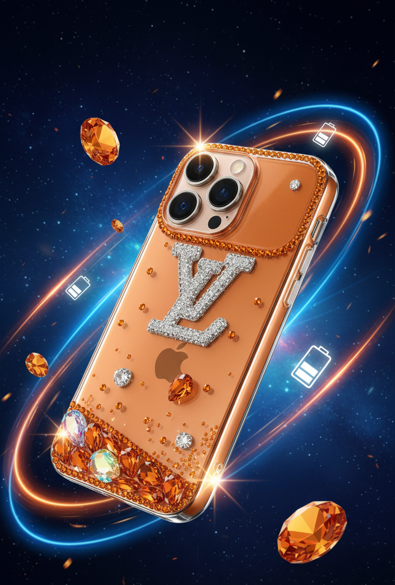 Fancy Cover Crystal Case