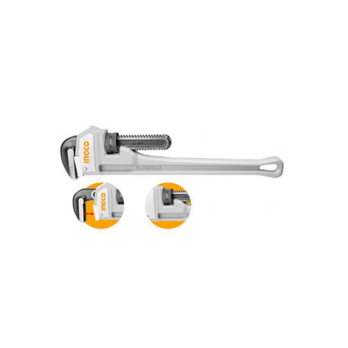 Ingco – Aluminum Handle Pipe Wrench – HALPW0118 Main image