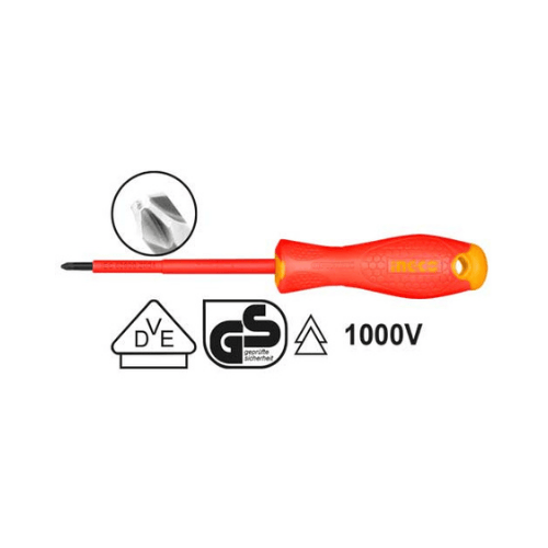 Ingco – Insulated Screwdriver – HISD81PZ180