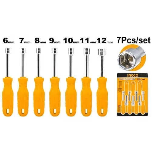 Ingco - 7Pcs Nut Screwdriver Set – HKNSD0701 Main image