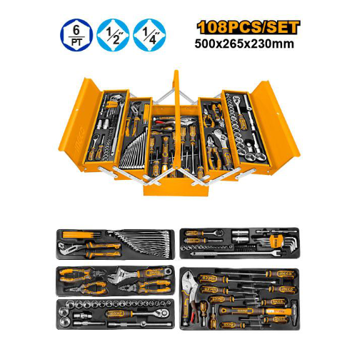 Ingco – 108 Pcs tool chest set – HTCS151081 Main image