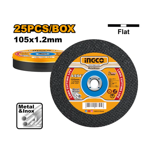 Ingco – Abrasive metal cutting disc set – MCD1210525 Main image