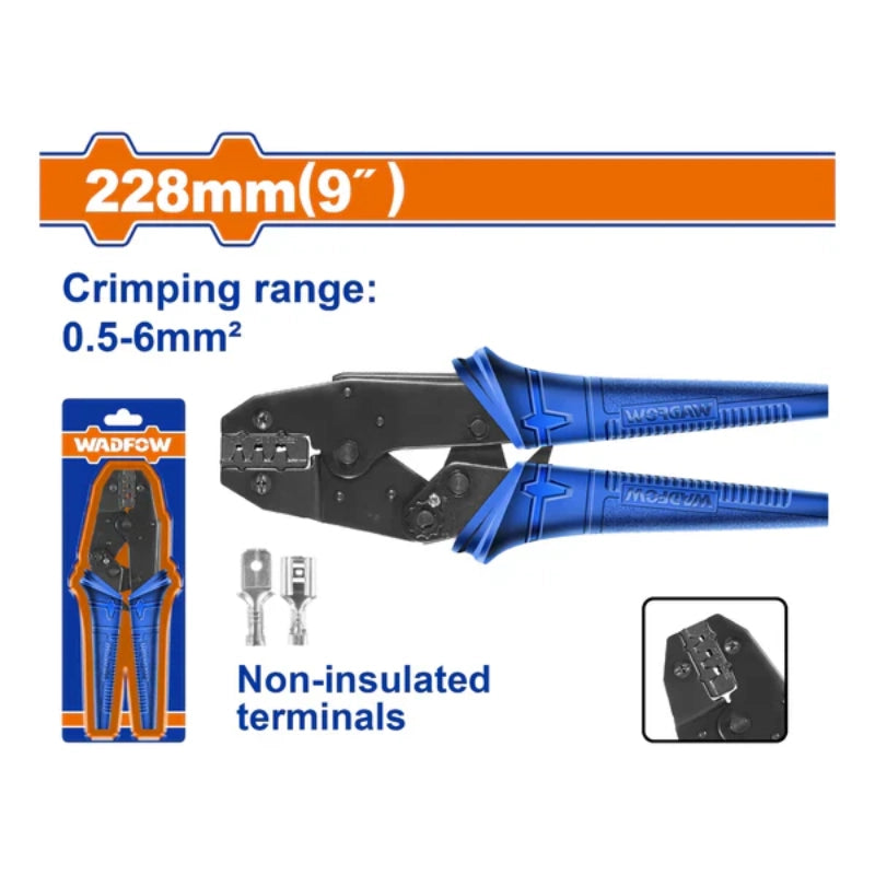 Wadfow – Ratchet crimping plier – WCP1609