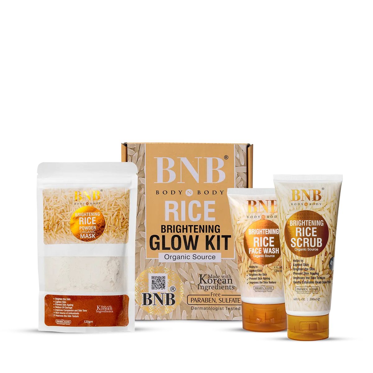 BNB - Rice Brightening Facial Kit Main image