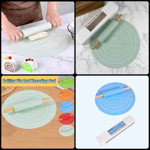 Silicone Rolling Pin & Roti Mat Set Secondary image