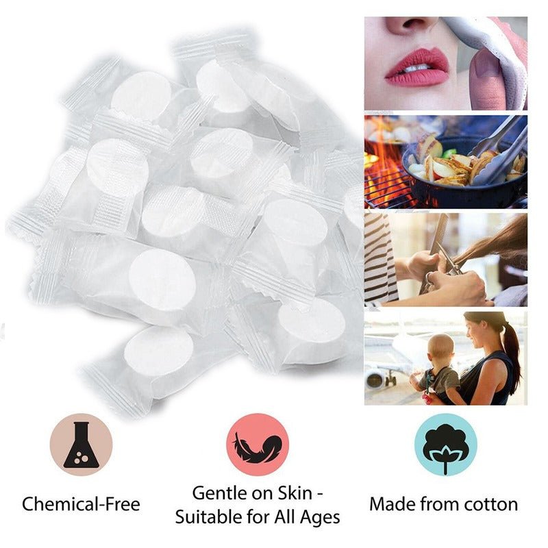 Compressed Towel Tissue Tablets