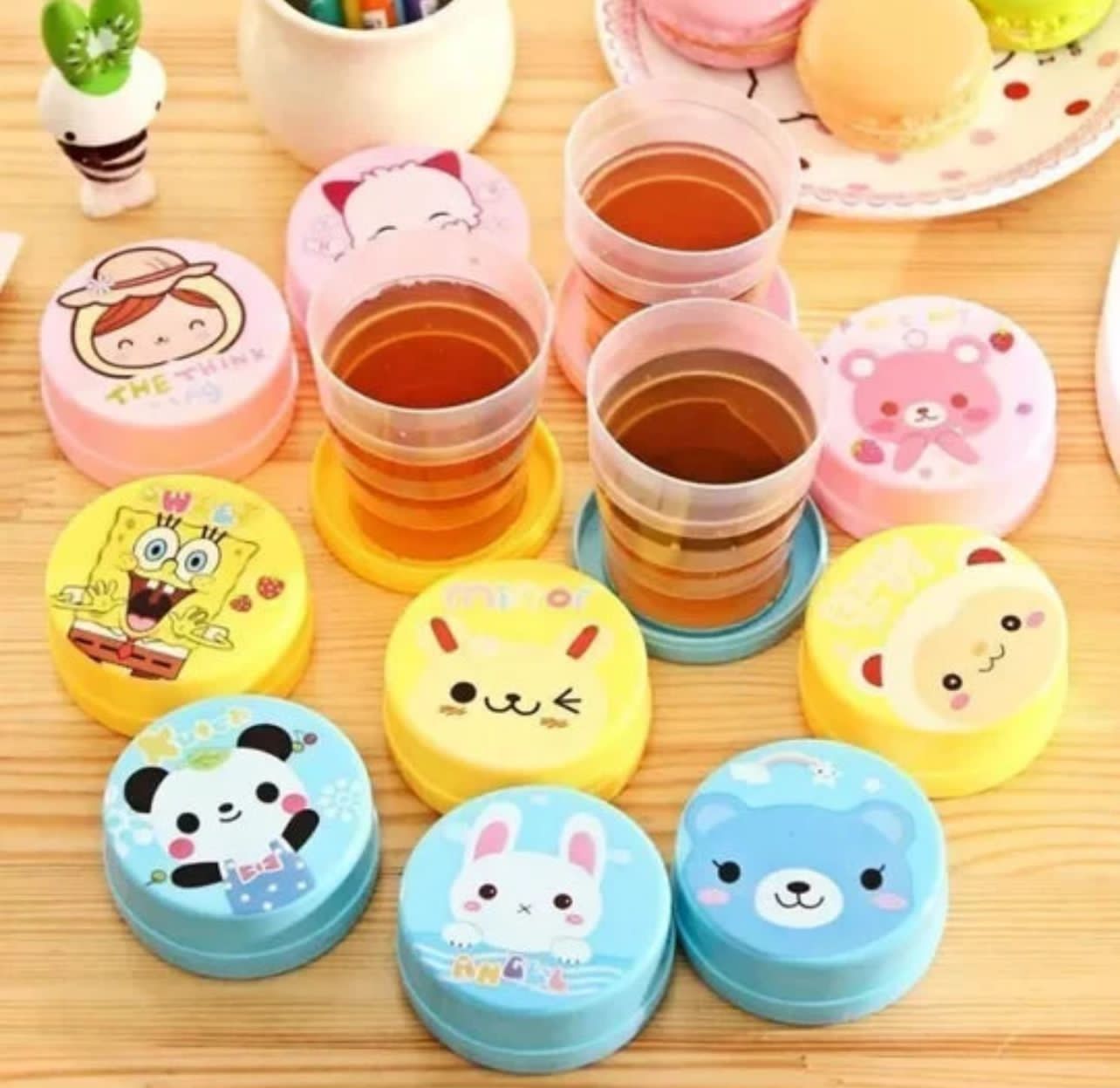 Cute Cartoon Collapsible Travel Cup Secondary image