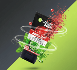 Garnier Men - Acno Fight Anti-Acne Scrub In Foam