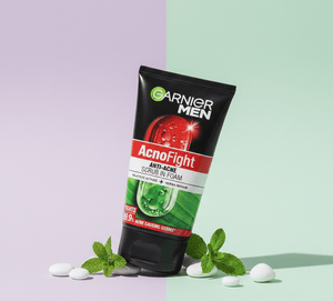 Garnier Men - Acno Fight Anti-Acne Scrub In Foam