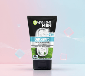 Garnier Men - Oil Control Anti-Blackheads Icy Scrub
