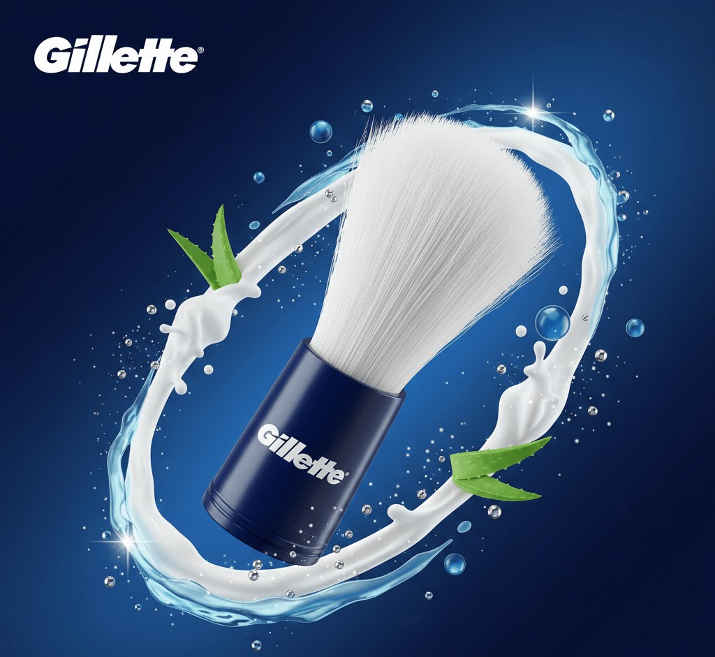 Gillette Shave Brush For Smooth Shave