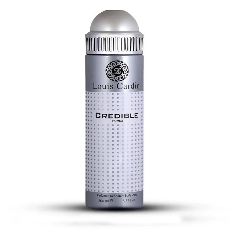 Louis - Cardin Credible Homme Perfumed Deodorant Body Spray