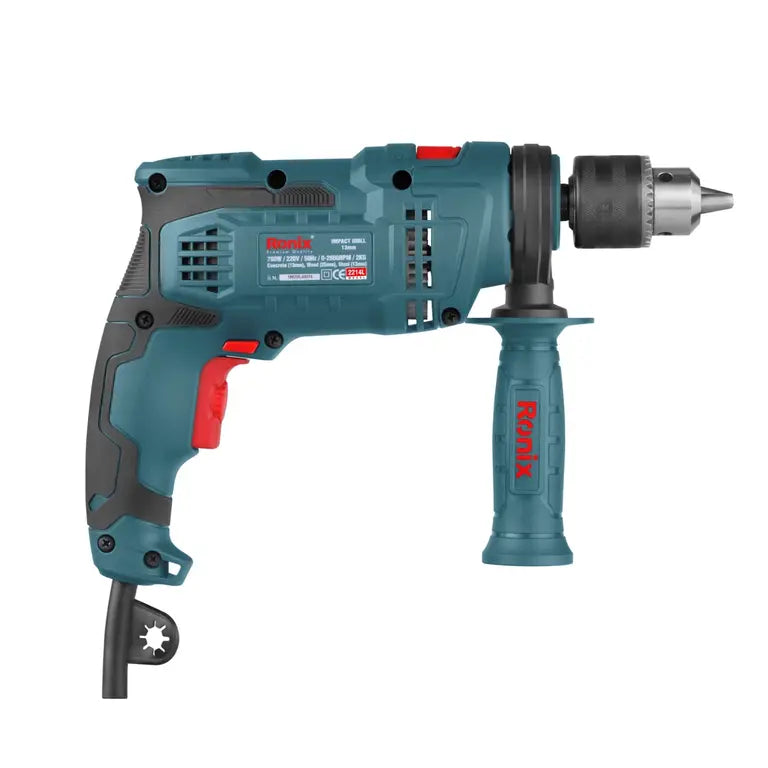 Ronix - Electric Impact Drill 650W- 13mm-keyed - 2214L 13mm Secondary image