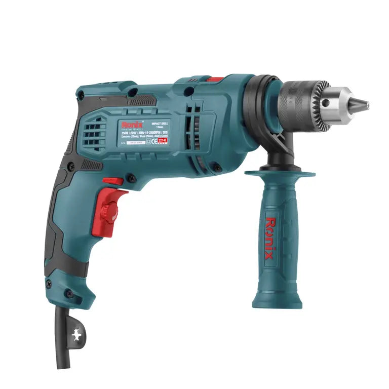 Ronix - Electric Impact Drill 650W- 13mm-keyed - 2214L 13mm Main image