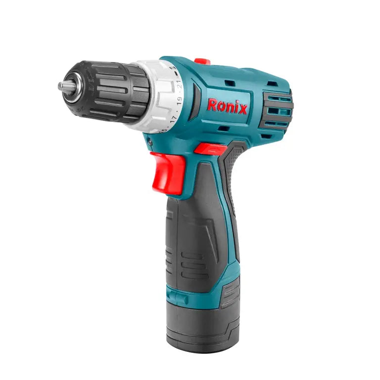 Ronix - 12V Cordless drill driver set- 35 pcs-10mm-21N.m  - RS-8013