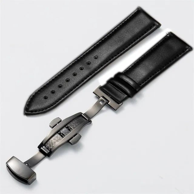 Universal Synthetic Leather Watch Band Strap