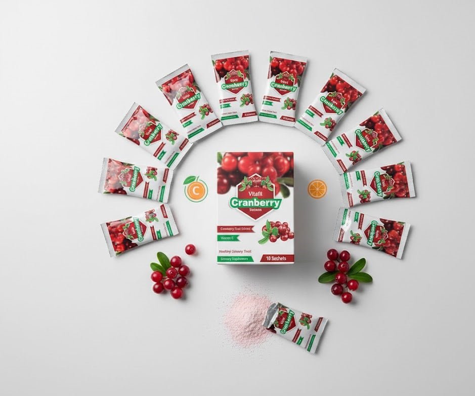 Vitafit Cranberry Sachets - Cranberry Fruit Extract with Vitamin C Main image