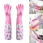Waterproof Long Sleeve Dishwashing Gloves